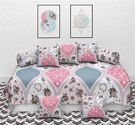 Sands® 180 TC Diwan Cover Set, 1 Single Bedsheet (60 x 90 inch), 5 ...