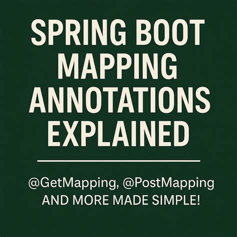Spring Annotations Explained 的图像结果