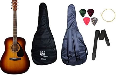 Yamaha Acoustic Guitar F310 Dreadnought With Mexa Guitar Bag, Head ...