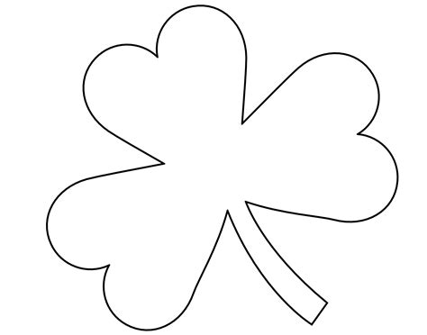 Printable Shamrock Clipart