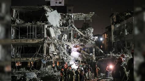 Iran missile attack israel photos destruction like gaza iron dome ...