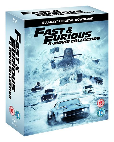 Fast & Furious: 8-Movie Collection [Imported Regon Free Blu-ray ...