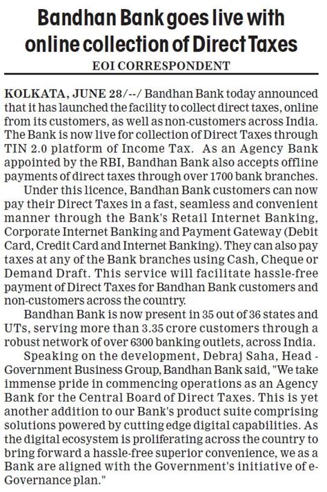 NEWS | Bandhan Bank