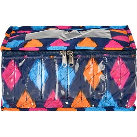 Kuber Industries Check Design Laminated PVC Jewelry Organiser Jewelry ...