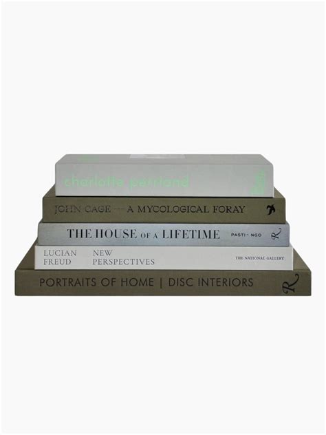 The Green Coffee Table Book Stack | The Go-To