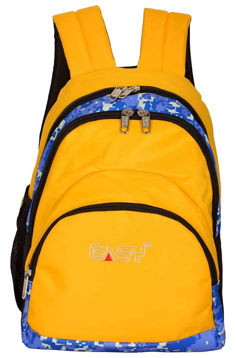 Buy Easy HS 7019 - 24 Liters Yellow & Blue Casual Backpack at Amazon.in