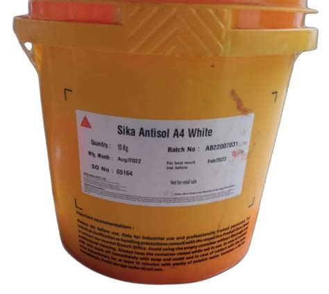 Concrete Curing Compounds - Sika antisol A4 white Curing Compounds ...