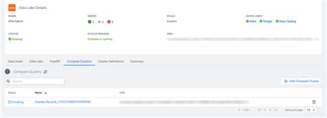 Create Compute Cluster 的图像结果