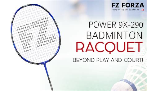 Buy FZ Forza Titanium Power 9X-290 Strung Badminton Racket - Blue ...