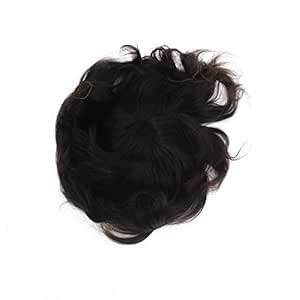 Ritzkart Hair Patch Normal Mono Indian Base Human Hair, Black, : Amazon ...