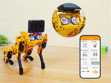 Hiwonder MechDog Pro Open-Source AI Robot Dog with 3DOF Arm ...