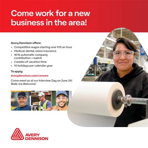 Avery Dennison on LinkedIn: Come work for Avery Dennison in Mt. Juliet ...