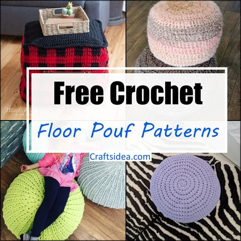 Free Crochet Floor Pouf Patterns