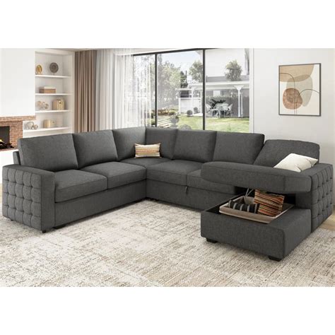 U-Shaped Sectional Sofa combed – On Wood Products