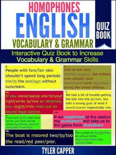 Homophones - English Vocabulary & Grammar Quiz Book (Interactive Quiz ...