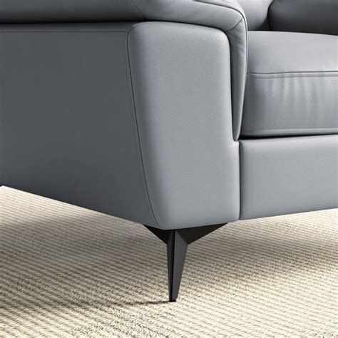 Buy Aprilla NXT Half Leather 1-Seater Sofa - Customized Furniture from ...