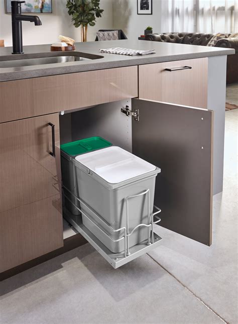 Under Sink Double Trash Can Pull Out at Timothy Mitchell blog