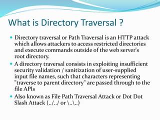 Image result for Directory Traversal Linux Command