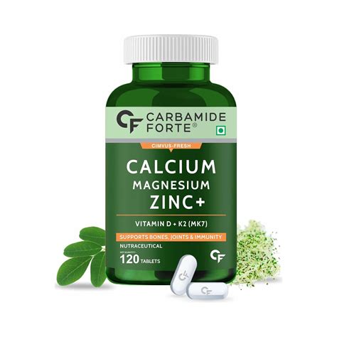 Carbamide Forte Calcium, Magnesium, Zinc Tablet -120 Tablets