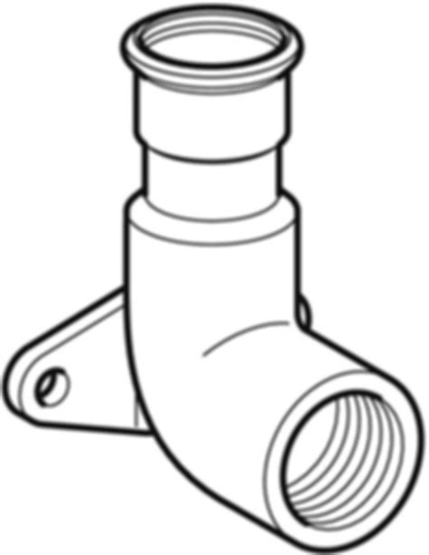 Anschlusswinkel 90° m/IG 22 x 3/4" 33407 - Schwarz Stahl AG, Lenzburg