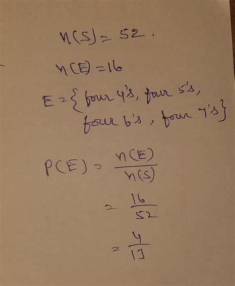 A card is drawn at random from a well shuffled pack of 52 cards find ...