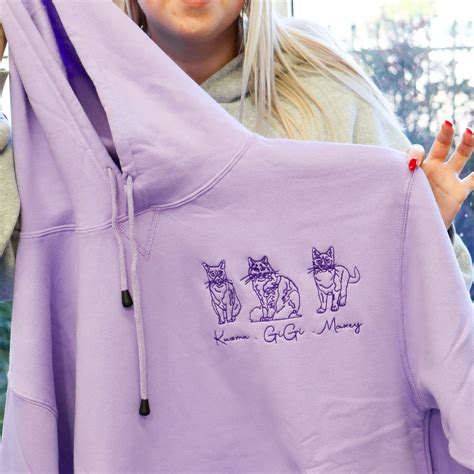 Personalised Embroidered Pet Hoodie - CustomKings