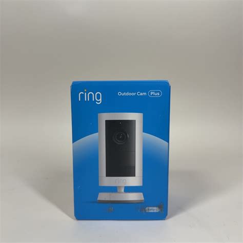 New Ring Outdoor Cam Plus Wireless Outdoor Camera White - PayMore Westlake