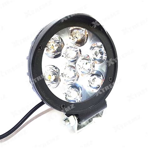 HJG Cap 9 LED Fog Light For Universal Bikes & Cars - White Color