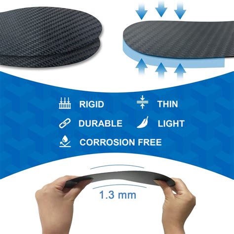 QYWOVPNBFCD Carbon Fiber Insoles, Rigid Carbon Fiber Shoe Insert India ...