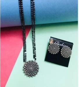 Jigar Fashionables Oxidised Silver Silver Silver Jewellery Set Price in ...