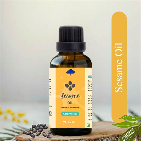 Sesame Oil- 100% natural and premium cold pressed oil- Therapeutic gra ...