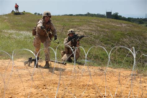 Combat engineers breach enemy lines, support infantry assault