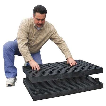 Add-A-Level Work Platform Base Unit, Stackable, Plastic A3624BG | Zoro