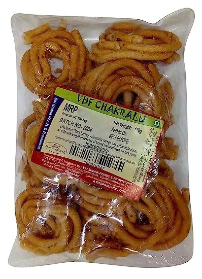 Vijaya Durga Snacks - Chakralu, 180g Pack : Amazon.in: Grocery ...