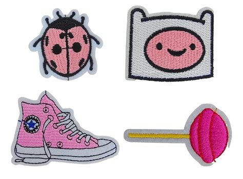 Embroidered Cute Icon Patches Set – Ani Accessories
