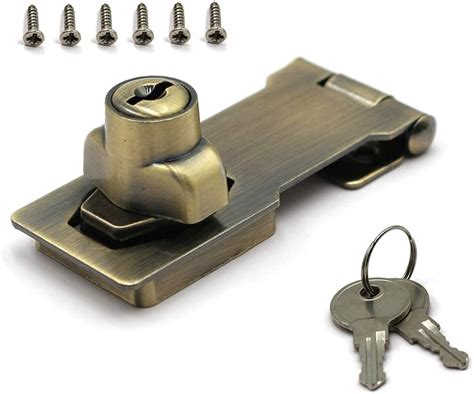 NIANNIAN 1Pack Safety Hasp with Lock 3”x 1-14”Keyed Hasp India | Ubuy