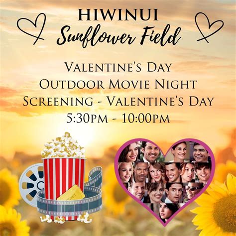 Outdoor Movie Night - Hiwinui Sunflower Field ️, 465 Ashhurst Road ...