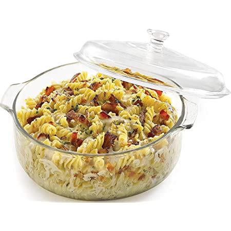 Dyomnizy Microwave Oven Safe Serving Bowl with Lid, Tempered Glass, for ...