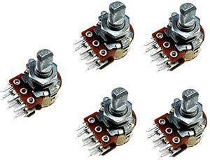 Cam cart 100K ohm A100,B100 dual potentiometer, variable resistor Pack ...