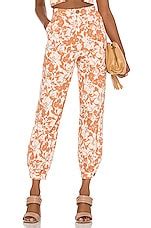 Lovers and Friends Kacey Pant in Caramel Brown Floral | REVOLVE