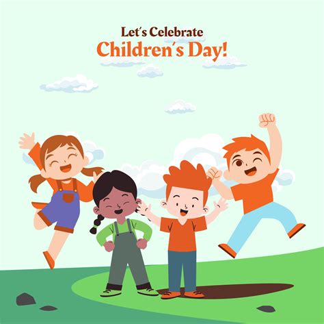 Children's Day Celebration Vector in EPS, Illustrator, JPG, PSD, PNG ...