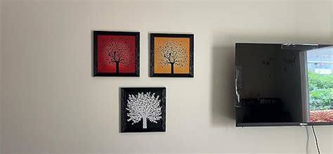 Indianara 3 Piece Set of Framed Wall Hanging Decor Modern Art(1066 ...