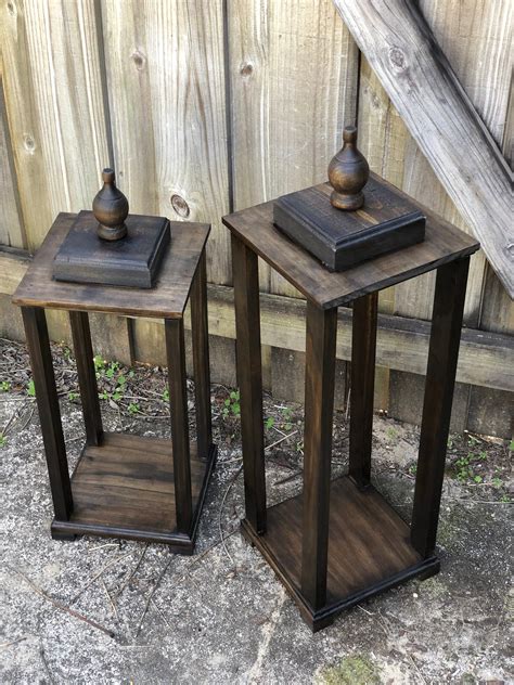 Tall Wooden Floor Lantern: Rustic Farmhouse Decor, Handmade - Etsy ...