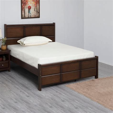 Buy Cresta Single Bed - Brown from Home Centre at just INR 27663.0