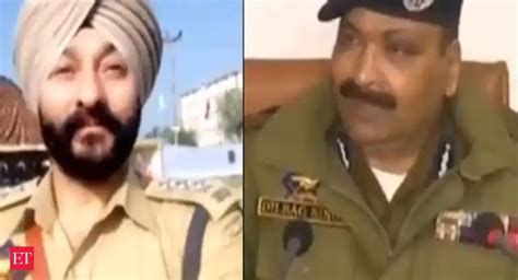 J&K news: J&K DGP Dilbag Singh speaks on Davinder Singh while briefing ...