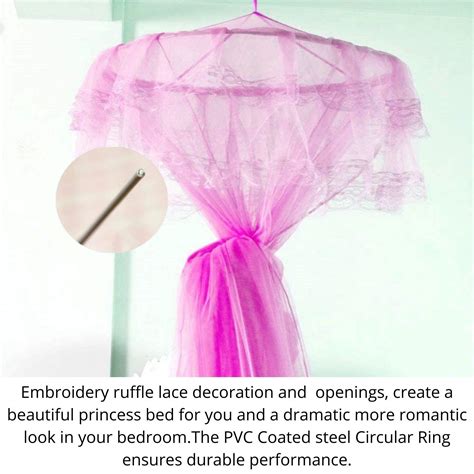 Classic Mosquito Net for Hanging Double Bed | King Size Embroidery – GB ...