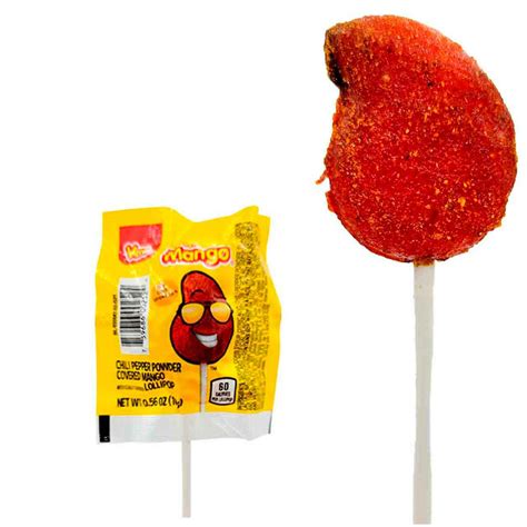 Veron Mango Lollipop With Chilli 40 Piece | Buy At MyMexicanCandy.com