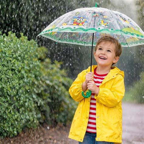 THE LITTLE LOOKERS Umbrella for Kids | Cute Printed Children Umbrellas ...