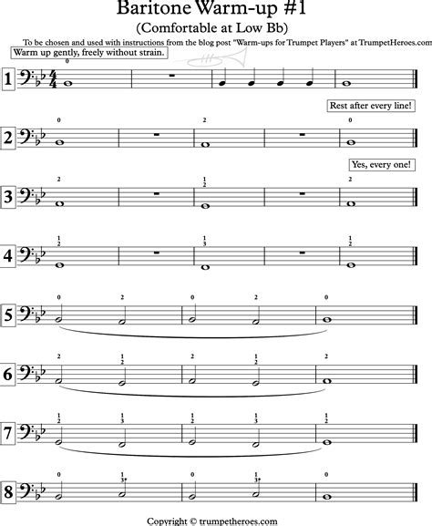 Image result for Baritone Notes