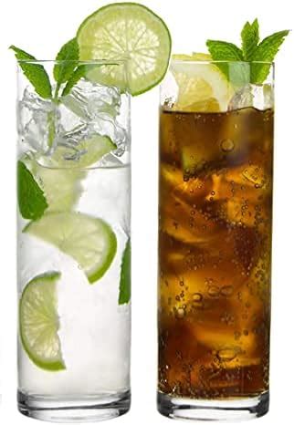 Buy Ocean New York Hi Ball 340 ml Soda Lime Clear Glass Set of 6 | Used ...